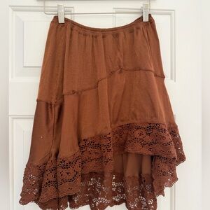 Midnight muse half slip intimately free people color umber earth size M